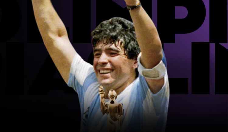 Imagen de Diego Maradona volvió a hacer historia en los premios Olimpia
