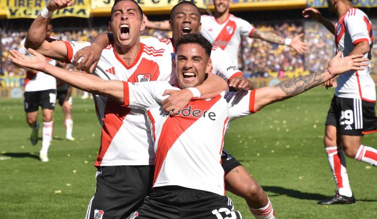 Imagen de El gol de Enzo Díaz para liquidar el triunfo de River ante Boca