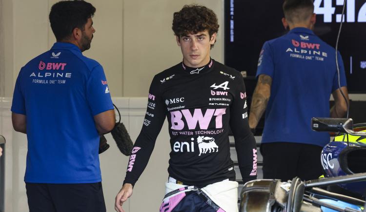 Imagen de Colapinto, con los objetivos claros en el GP de Azerbaiyán