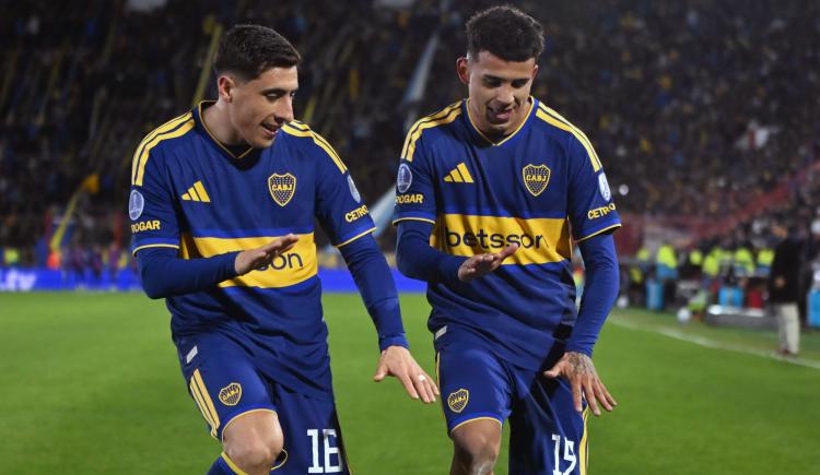 Imagen de Boca peloteó a Recoleta, le ganó 3-1 y puso un pie en cuartos de la Sudamericana