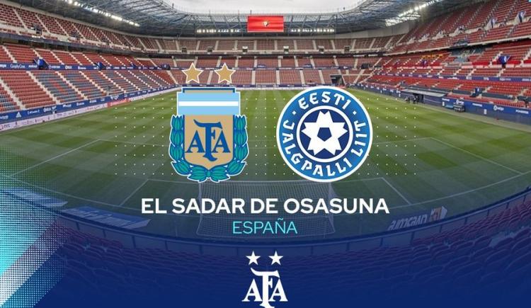 Imagen de Selección Argentina: Ante Estonia, el domingo en Pamplona