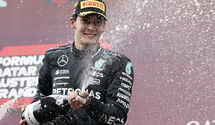 Imagen de El tercero en discordia: Russell festejó tras un increíble final en el Gran Premio de Austria