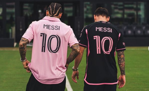 Imagen de Messi, con M de música