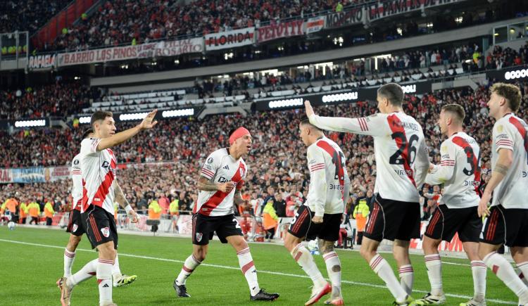 Imagen de Driussi y Colidio, la dupla goleadora de River en 2025