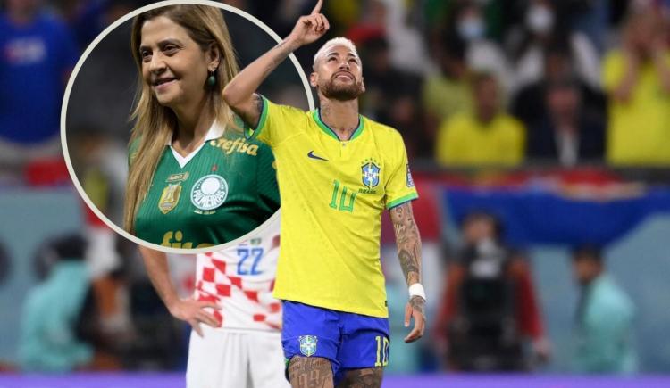 Imagen de La presidenta de Palmeiras, lapidaria con Neymar: "Este club no es un departamento médico"