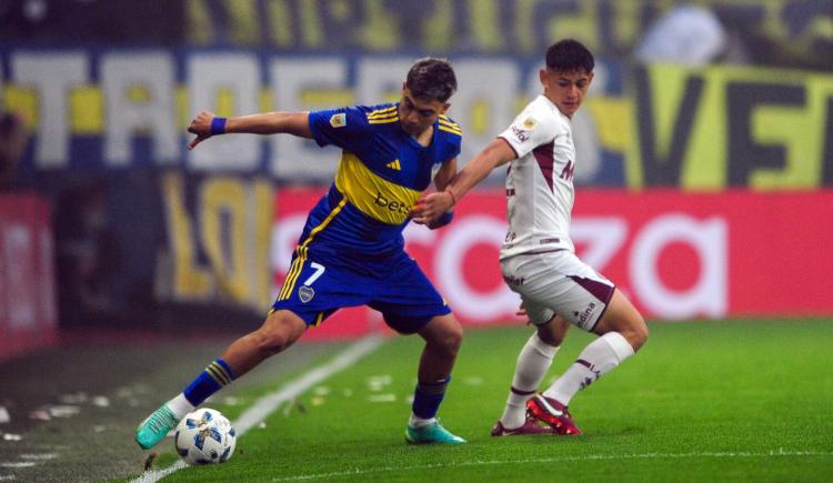 Imagen de Boca empató 1-1 con Lanús en su última prueba antes de Palmeiras