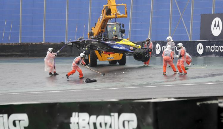 Imagen de "Los buenos pilotos se ven bajo la lluvia": palazo para Franco Colapinto