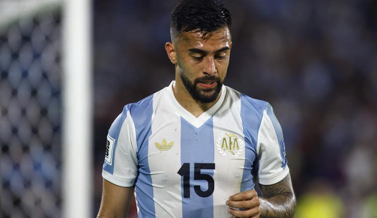 Imagen de Argentina recibió la segunda roja de la era Scaloni