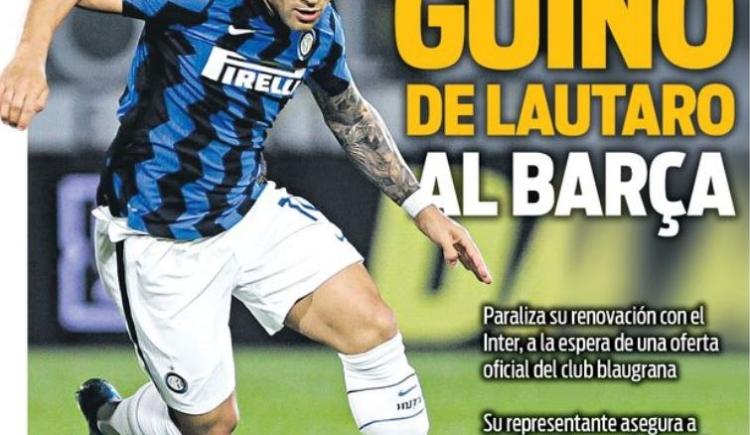 Imagen de GUIÑO DE LAUTARO A BARCELONA