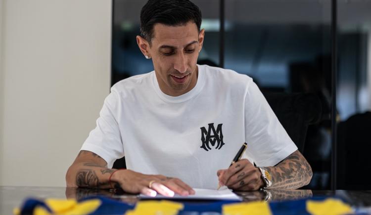 Imagen de Llegó el día: Di María desembarcó en Rosario Central