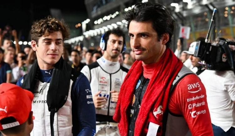 Imagen de Abajo Colapinto y arriba Carlos Sainz: cómo le fue al español en su estreno con Williams