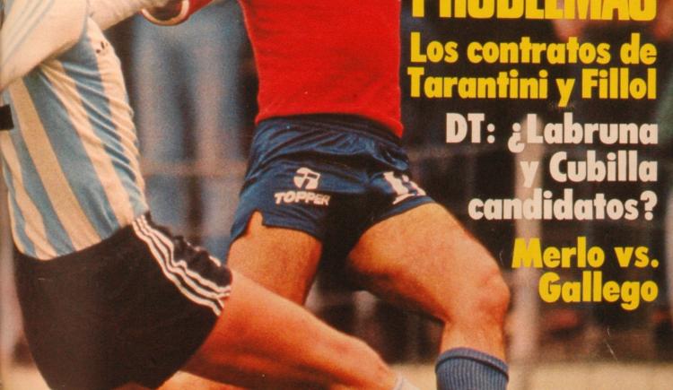 Imagen de 28 de septiembre de 1982, el Clásico fue para Independiente