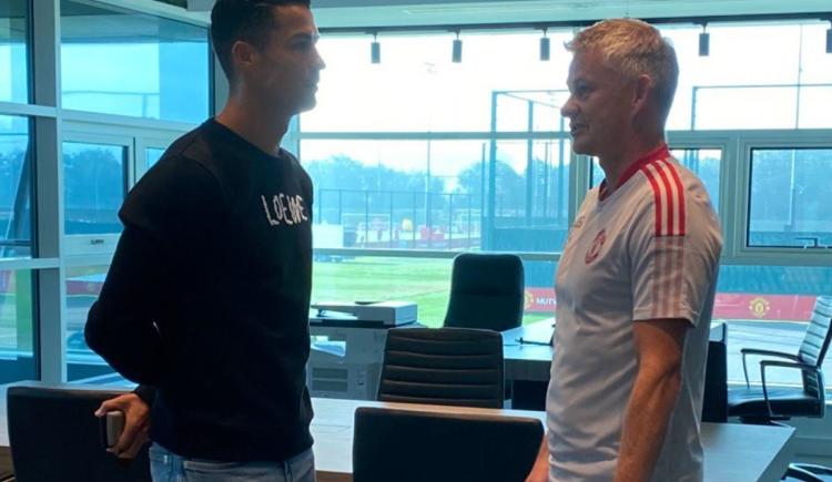 Imagen de EL PRIMER DÍA DE CRISTIANO RONALDO EN SU REGRESO A MANCHESTER UNITED