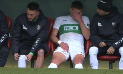 Imagen de Lucas Boyé se lesionó en la derrota de Elche