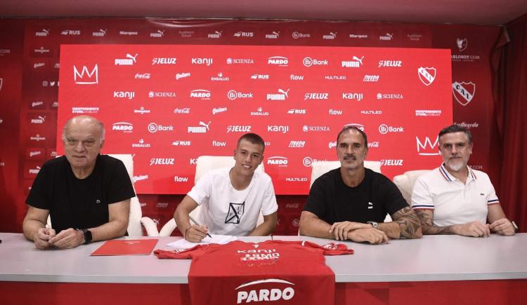 Imagen de Independiente extendió el contrato con Tomás Parmo