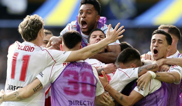 Imagen de River venció 1-0 a Boca y se adueñó de un Superclásico que tuvo todos los condimentos
