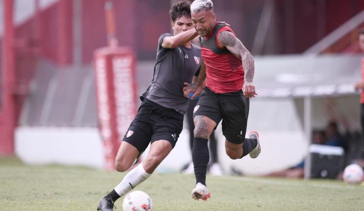 Imagen de Independiente: Damián Batallini se entrenó con normalidad