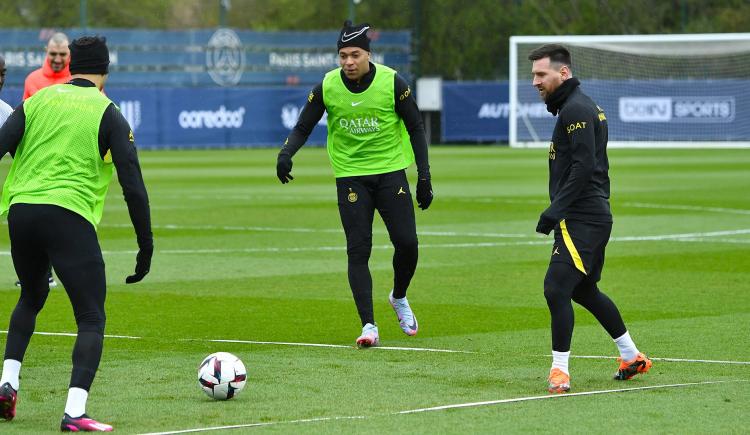 Imagen de Lionel Messi se entrenó con PSG en medio de los rumores