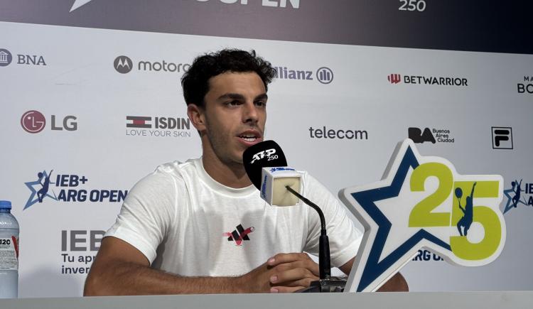 Imagen de Francisco Cerúndolo palpitó el Argentina Open y anunció una importante noticia