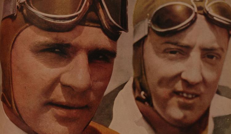 Imagen de 15 de julio de 1933, el piloto norteamericano Louis Meyer