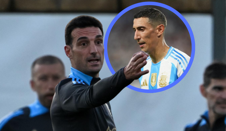 Imagen de Scaloni respondió sobre un eventual regreso de Di María a la Selección