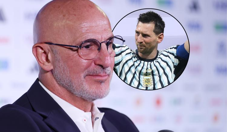 Imagen de Los elogios del entrenador de España a Messi: "Parece que tiene 19 años"