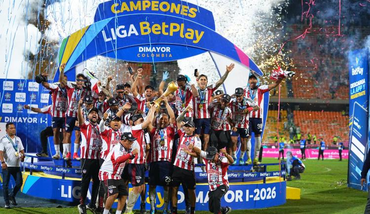 Imagen de ¡Junior Bicampeón y a la Copa Libertadores 2027! El Tiburón resistió en Medellín y se quedó con el Apertura 2026