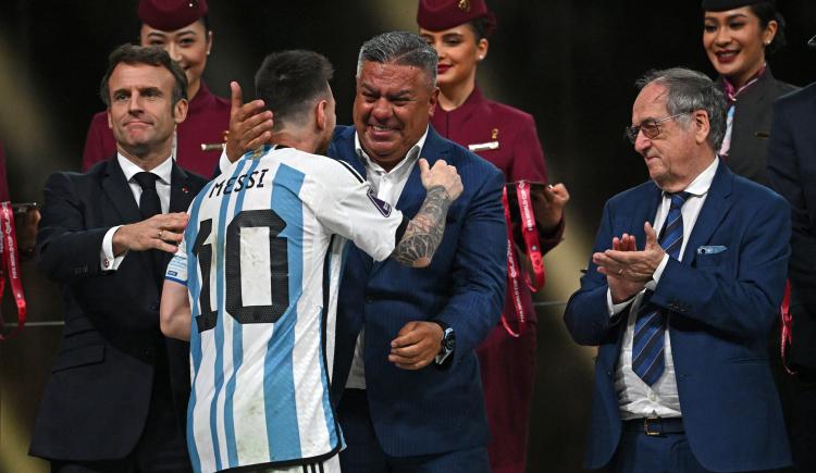 Imagen de Chiqui Tapia manifestó su alegría tras la obtención de la Copa del Mundo