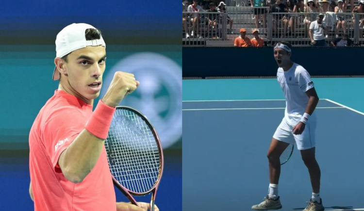 Imagen de Francisco Cerúndolo se quedó con el duelo de argentinos en Miami y se metió en tercera ronda junto con Etcheverry