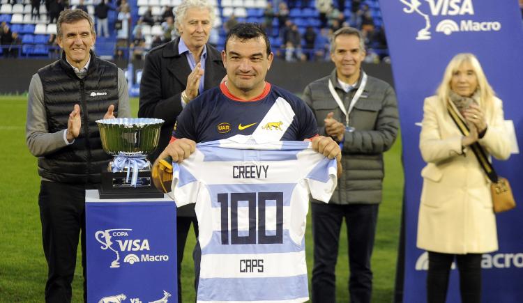 Imagen de Agustín Creevy y un récord histórico con Los Pumas