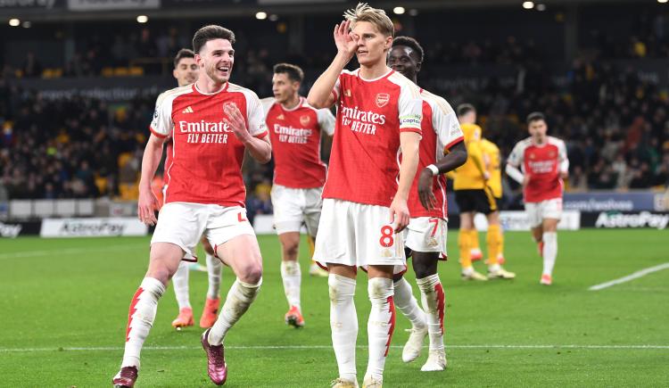 Imagen de Arsenal venció a Wolves y es el nuevo líder de la Premier League