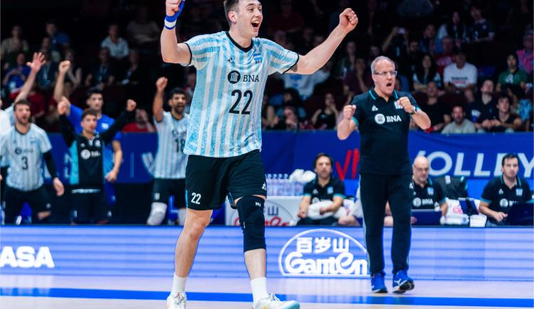 Imagen de Triunfazo de Argentina en la Nations League de Vóley