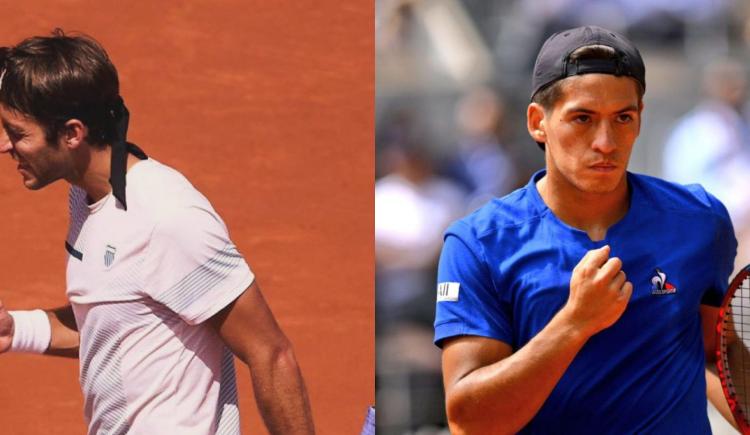 Imagen de Tomás Etcheverry y Sebastián Baéz superaron sus debuts en el Masters 1000 de Roma