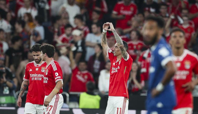 Imagen de Siempre Di María: Benfica le ganó 2-1 a Olympique Marsella con gol de Fideo