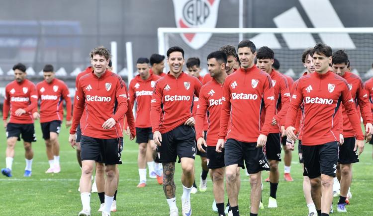 Imagen de La buena noticia que celebró todo River de cara a la recta final de la competencia