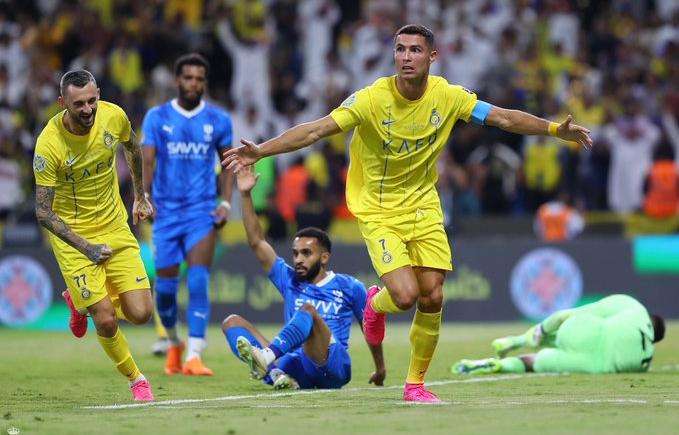 Imagen de Cristiano Ronaldo, doppietta y campeonato con Al Nassr