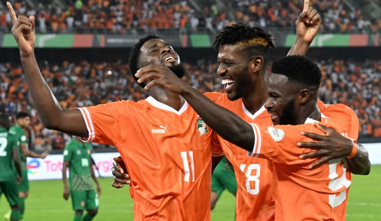 Imagen de Costa de Marfil abrió su Copa África con una victoria