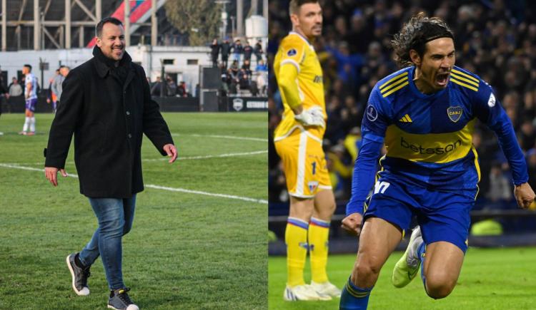 Imagen de La curiosa comparación que hizo Fabbiani entre Riestra y Cavani