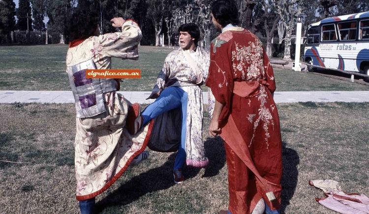 Imagen de 1979. A Japón, vestidos con el mejor fútbol