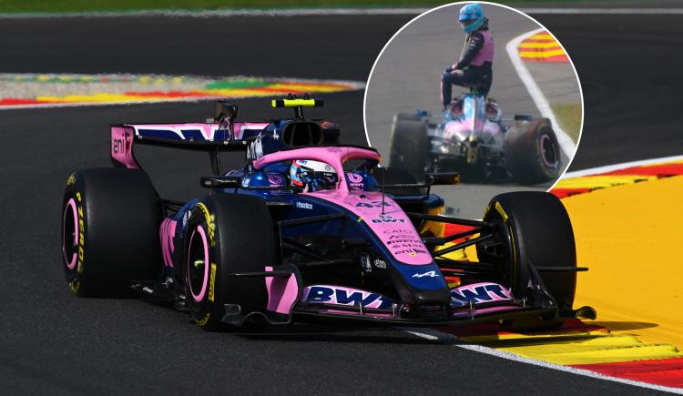Imagen de Fuerte choque de Gasly y séptimo puesto para Colapinto en la segunda práctica del GP de Bélgica