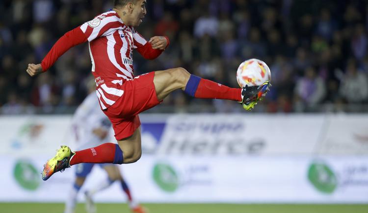 Imagen de Ángel Correa: partido 350 con el Atlético y gol por Copa del Rey