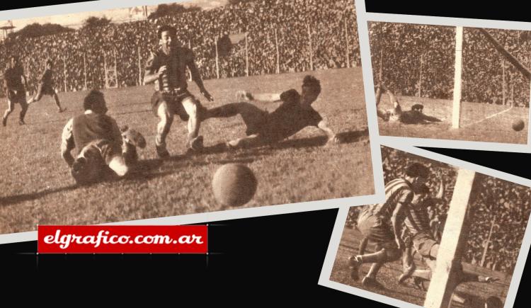 Imagen de 1949. El Clásico rosarino