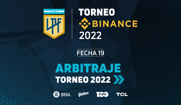 Imagen de Se designaron los árbitros para la fecha 19 de la Liga Profesional