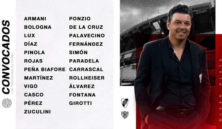 Imagen de ENZO PÉREZ, DAVID MARTÍNEZ Y PAULO DÍAZ, ENTRE LOS CONCENTRADOS