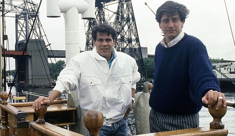 Imagen de 1987. Da Silva y Paz, dos uruguayos de lujo