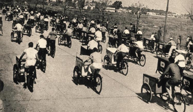 Imagen de 1937. ¡100 Triciclos a fondo!