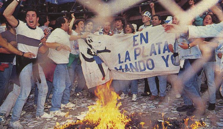 Imagen de 1993. En La Plata manda el Lobo
