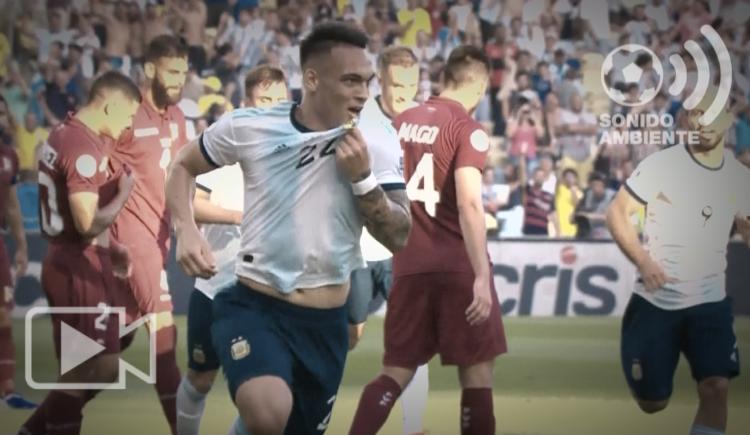 Imagen de El golazo de taco de Lautaro Martínez