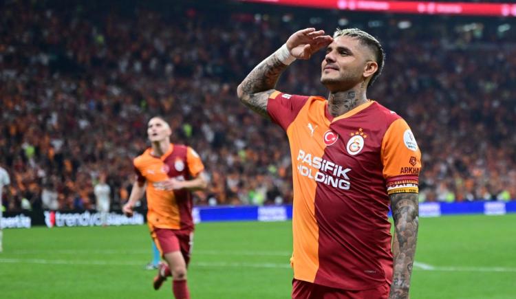 Imagen de Icardi, otra vez enamorado, pero del gol: volvió a anotar para Galatasaray