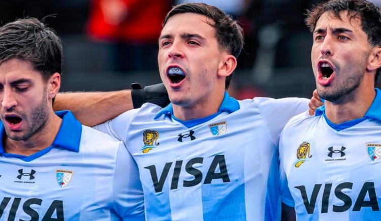 Imagen de Los Leones debutaron con el pie derecho en el Mundial de Hockey